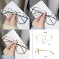 2021 new glasses women's Korean black frame glasses women's anti blue light spectacles frame fashion eyewear. 