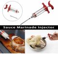 Meat Injector High Quality Plastic & Steel Best For Kitchen. 
