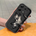 TA for Infinix Note 30 4G 5G Back Cover Soft Square Ladder Moon Butterfly Pattern Cases Silicone Camera Protection Phone Case. 
