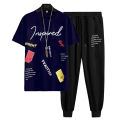 Mens High Quality Printed half sleaves T.shirts and Trousers. 