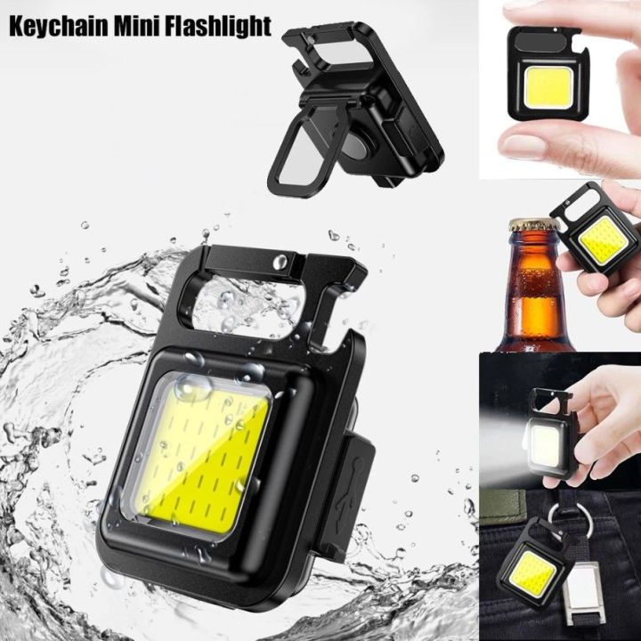 COB%20Rechargeable%20Keychain%20Mini%20Small%20Flashlight%203%20Light%20Modes%20Portable%20Pocket%20Light%20with%20Folding%20Bracket%20Bottle%20Opener%20and%20Magnet%20Base%20for%20Fishing,%20Walking%20and%20Camping%20-%20Image%205