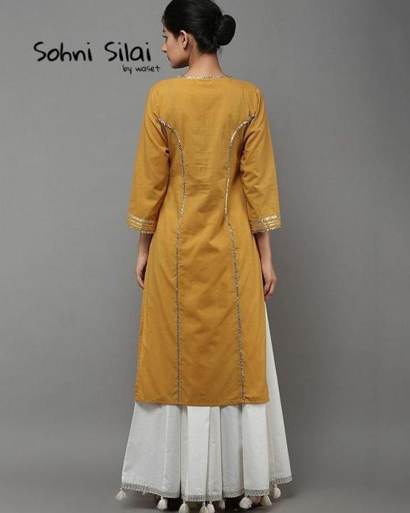 0156%20Mustered%20Gota%20Work%20Kurta%20&%20Plazo%20-%20Image%204