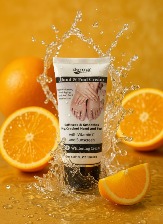 Derma%20Clean%20Premium%20Moisturizing%20Hand%20&%20Foot%20Cream%20with%20Sunscreen%20and%20Vitamin%20C%20for%20Cracked%20Skin,%20Travel%20Size%20-%20150ml%20-%20Image%204