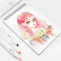 TOUCHFIVE 1 Color Matching Art Markers Brush Pen Sketch Alcohol Based Markers Dual Head Manga Drawing Pens Art Supplies. 
