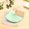 1 Packs Flash Cards Blank Study Cards with Binder Ring Mini Blank Flash Cards. 