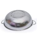 Rice Strainer Drainer Stainless Steel - Silver Small Size. 