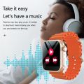 U8 ultra smart watch 2pin charging 1.44 "HD screen men women smartwatch Bluetooth call Series 8 49mm wristwatch sports fitness bracelet. 
