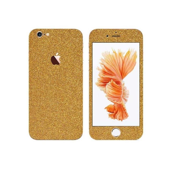 IPHONE 6S PLUS Golden Glitter Mobile Skin