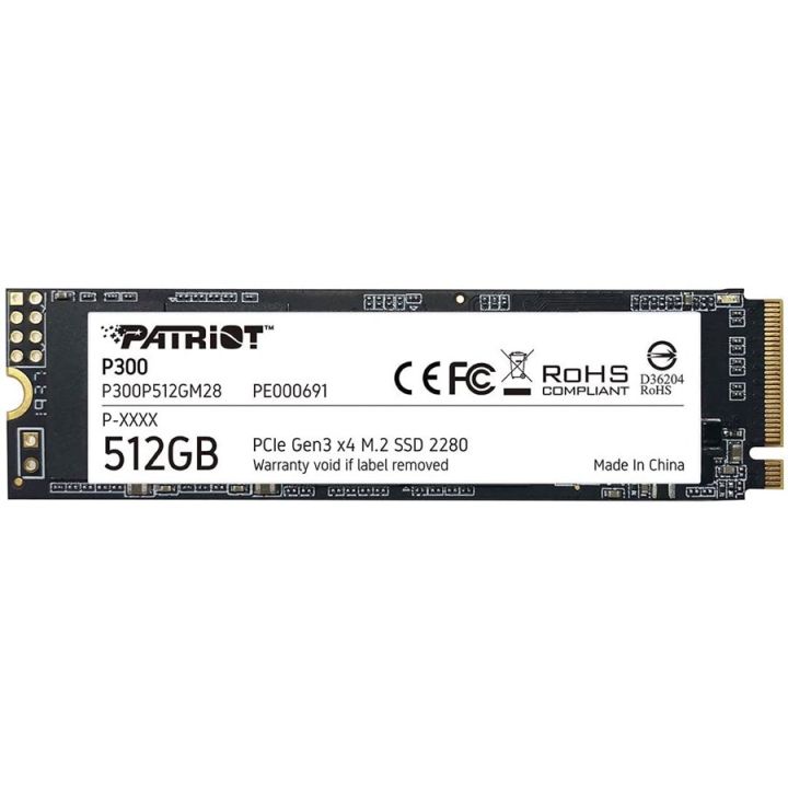 Patriot P300 m.2 PCIe NVMe SSD 256 / 512GB