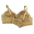 Pack of 2 Best Quality Non Padded Bras for Women B Cup with Chikan Embroidery Casual Bras for Girls Adjustable Inner Wear Ladies Brassiere in Beige 34 to 50 Size Bra. 