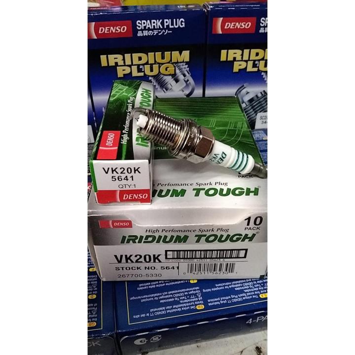 Denso Iridium Tough Spark Plug VK20K Alternative of BKR6EIX, Suitable for Honda City 2000 onwards, Reborn, GLi & XLi 1.3, Suzuki All Cars
