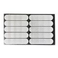 200Pcs Multifunction Waterproof Safety Warning Reflective Stickers Strip Anti-collision Self-adhesive Car Bumper Reflective Sticker Creative Smooth Night Reflection Warning Label Outdoor. 