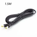 0.5M/1.5M/3M 12V 10A DC Power Supply Splitter Male to Male 5.5mm*2.5mm Plug Connector Power Adapter Extension Cable. 
