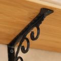 2Pcs Wall Mounted L Shaped Angle Bracket Multifuntional Brace Shelf Brackets Decorative Shelf Brackets Wall Brackets S. 