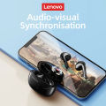 Lenovo Thinkplus Lp17 Tws Bluetooth Earphone Bt 5.3 Mini Wireless Earbuds Sport Gaming Bluetooth Headset with Mic Music Game Dual Mode Support Call Video Ios Android Universal. 