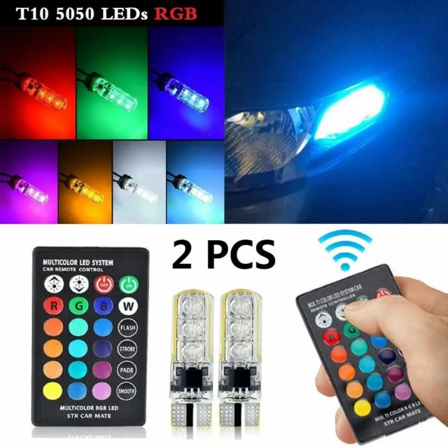 Car%20Remote%20Control%20head%20light%20parking%20bulbs%20multi%20color%20&%20Flasher,%20Multi%20LED%20Bulb%20Parking%20lights%20T10%20Multi%20Color%20light%20RGB%20-%20Image%203