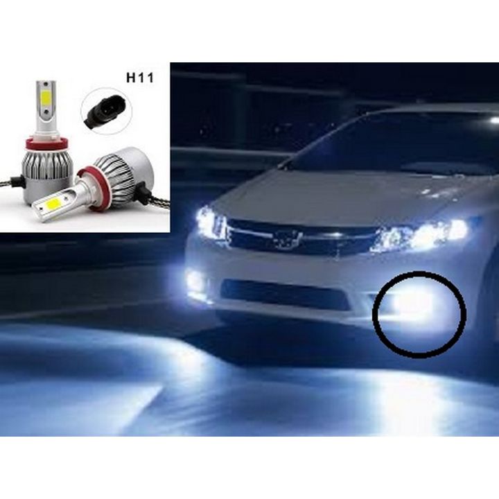 C6 H11 LED Lights For Car Fog Lamps (02 Pcs)