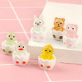 Resin Luminous Small Animals Glow In The Dark Ornament Craft Garden Home BAWEI. 