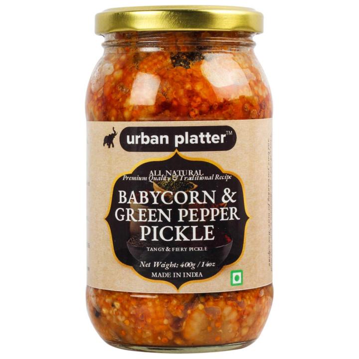 Corn & Green Pepper Pickle, 400g