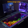 Imported RGB Gaming Mouse Pad with 14 RGB Spectrum Mode Large Extended soft led mousepad For Pro Gamers PC laptop Gaming Mousepad. 