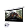 Electric Motorised Projector Screen - 180 Inch - White. 