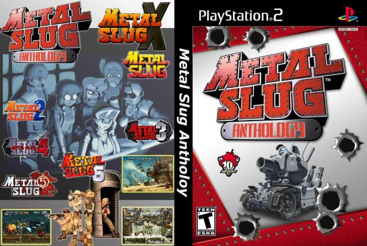 Metal Slug Anthology ps2 game dvd