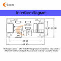 DC 12V Fan Controller Temperature Control Module Motor Speed Controller Kit with Temperature Sensor Probe. 