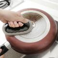 Magic Emery Sponge Brush Wipe Eraser Cleaner Kitchen Tools Decontamination Bath Rust Strong With Handle Cleaning Black Brow G9V1. 