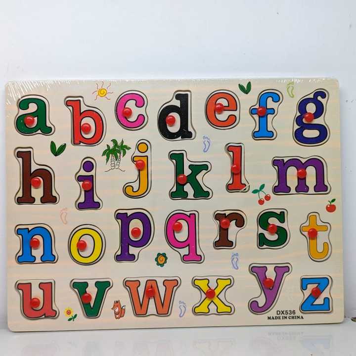 Wooden 2D Alphabet Puzzle - Capital ABC Letters