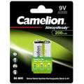 100% Original Camelion Rechargeable 200mAh 9V USB Li-Ion Lipo Lithium Polymer Rechargeable Battery For Multimeter Wireless Microphone Headset Massager Toy. 