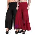 Women Wide Leg Comfortable Plazo pack of 2. 