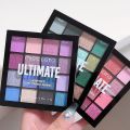 16 Colors Ultimate Shadow Palette Matte Glitter Purple Eyeshadow Palette Neon Powder Pigments Cosmetics. 