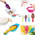 Multi-Color Set of 4 Double Headed Measuring Spoons / Grain Pulses Sugar Flour Spoon Scoop Dispenser. 