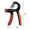 HA Adjustable Hand Grip Power Exerciser Forearm Wrist Strengthener Gripper R-Shape Adjustable 5-60kg. 