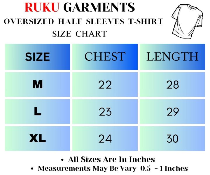 Ruku%20Garments%20Oversized%20Plain%20Drop%20Shoulder%20T-shirt%20Pack%20Of%205%20Single%20Jersey%20%20Cotton%20Stuff%20-%20Image%202
