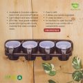 4pcs/lot Spices Jars Seasoning Box Spice Rack. 