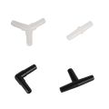Aquarium Tubing Connectors（10Pcs）Air Pump Line Joints Plastic Aquarium Air Pump Line Tubing Joints T/Straight/Elbow/Y Connectors. 
