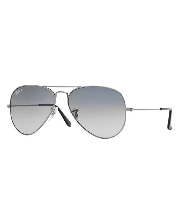 Ray-Ban Aviator Metal Frame Blue Gradient Polarized Lenses-RB3025-004/78-55