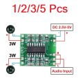 1/2/3/5 Pcs Mini Audio Amplifier Module PAM8403 5V 3W + 3W Stereo Digital Amplifier Board Class D Sound Amplifier For Bluetooth Speaker USB Speaker MP3 Player DIY Audio Project Electronic Circuit Module. 