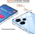 Thick Shockproof Silicone Clear Phone Case For Xiaomi Redmi Note 13 Pro 5G 12 5G 12S Redmi A1 A2 Plus Protection Case Back Cover. 