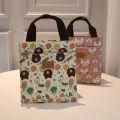 South Korea waterproof lunch bag primary school student lunch box bag with rice to work Korean version tote bag mummy bag. 