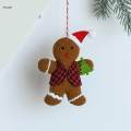 Christmas Gingerbread Man Ornament for Christmas Tree for Party Decor Sturdy. 