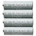 AAA Battery Cell Ikea Rechargeable battery HR03 AAA 1.2V 750mAh AA battery Rechargeable battery HR06 AA 1.2V  1900mAh. 