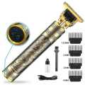 T9 Vintage Trimmer | Retro Metal Body Zero-Gap Detailing Tool For Men T9 Clipper Shaver. 
