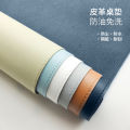 Extra large leather desk mat, light luxury and high-end mouse mat, computer office desktop mat, study desk mat. 