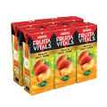 Juice - NESTLE FRUITA VITALS Peach Fruit Drink 200 ml - pack of 6. 