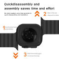 C900 Ultra Smart Watch Ultra 49mm Series 2.2-inch NFC Fitness Watches for Women Men Exercise Modes Sleep Tracking Apps, Water Resistant Watch for iOS and Android (Black). 