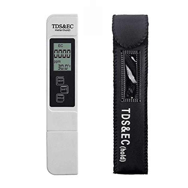 TDS Meter 3 in 1 LCD Digital TDS EC PPM Water Quality Meter Tester Pen ( With Batteries )