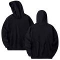 Winter Collection Black Basic Plain Fleece Pullover Kangroo Hoodie For Men & Women. 
