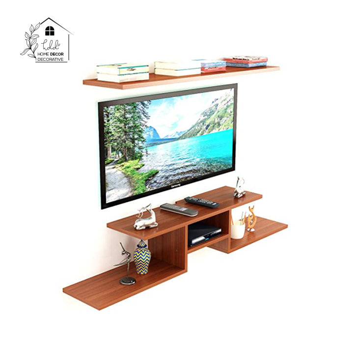 Floating%20TV%20Shelf%20Entertainment%20Center%20Wall%20Mounted%20Media%20Console%20with%20Set%20Top%20Box%20Stand%20and%205%20Wall%20Shelves%20Display%20Rack%20(D.I.Y)%20by%20Home%20Decor%20Decorative%20-%20Image%202